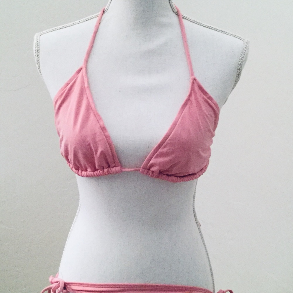 OLD NAVY STRING BIKINI PINK - Picture 2 of 2